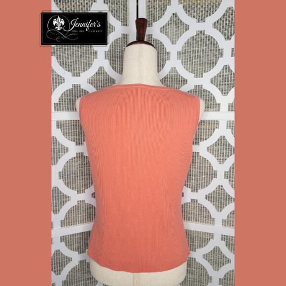 axcess by Liz Claiborne Women's Scoop Neck Sleeveless Ribbed Sweater - Picture 7 of 10